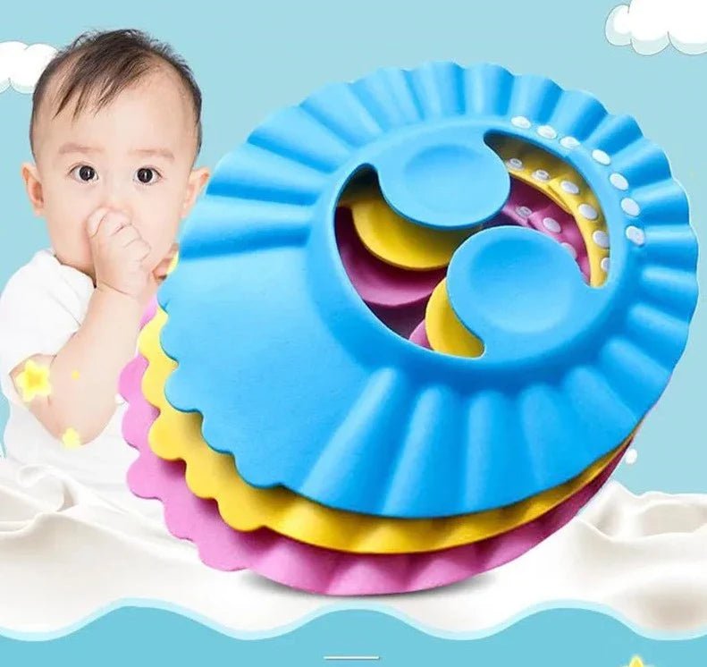 Visière chapeau pour douche bébé I ShampooCap™ - Maman Bébé d'Amour